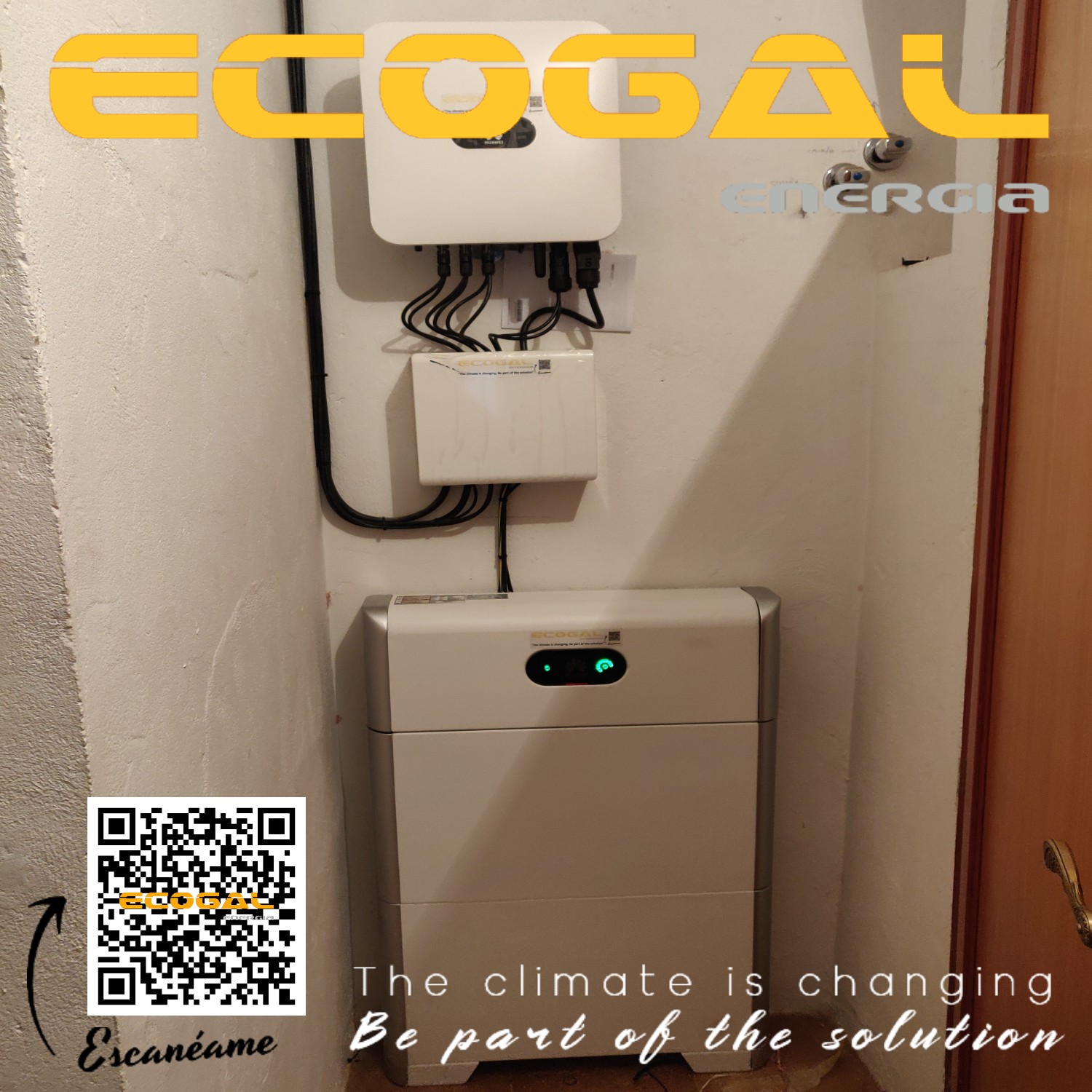 Ecogal Energía realiza otra instalación de placas solares en Socuéllamos.